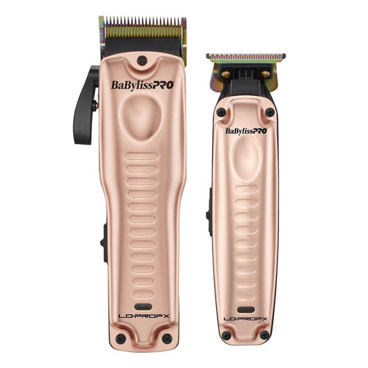 Babyliss Pro LO-PROFX Clipper & Trimmer Combo Rose Gold (FXHOLPKLP-RG)