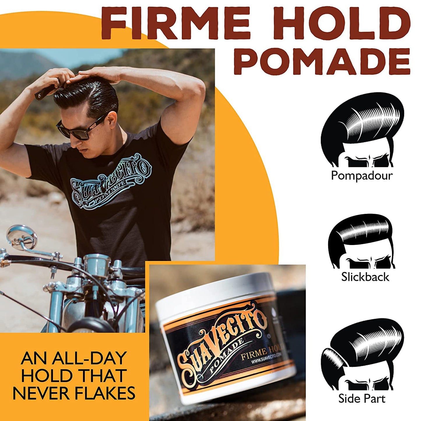 Suavecito Pomade Firme 4oz (Strong)