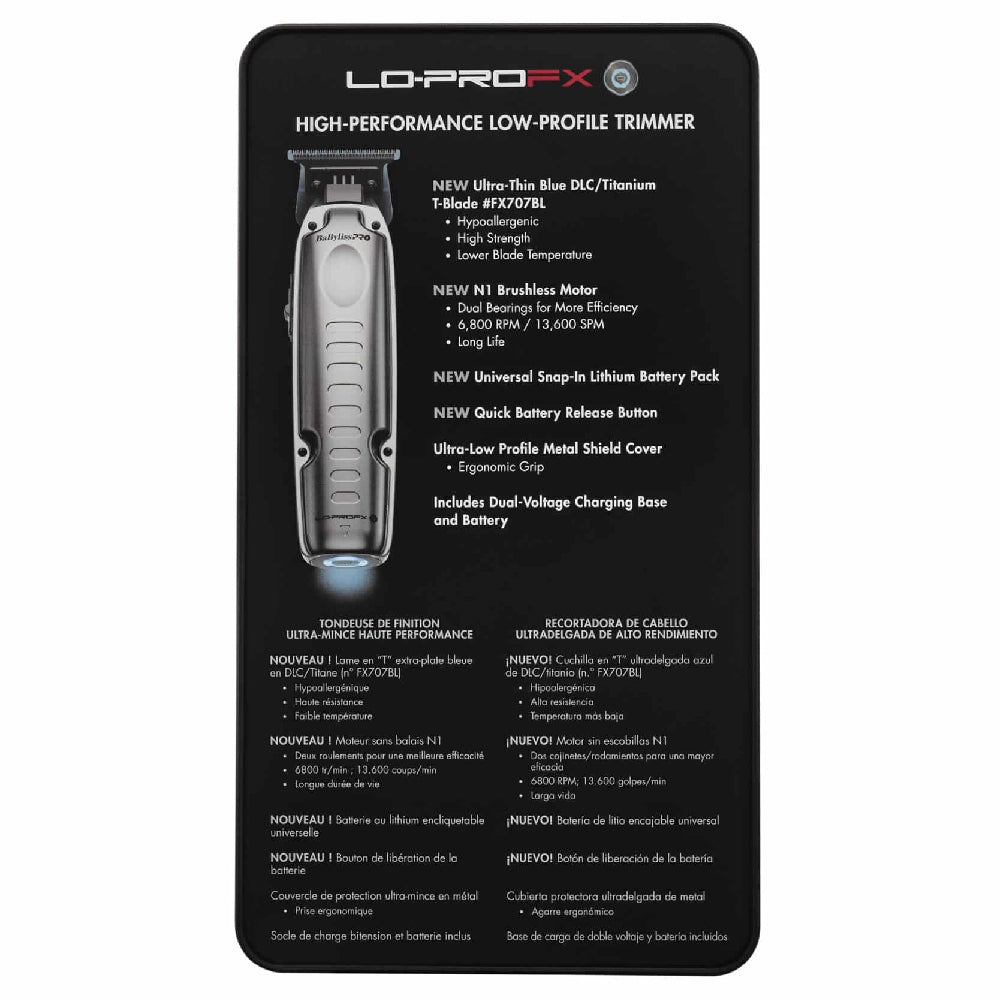 Babyliss Pro FXONE Lo-Pro Clipper + Trimmer (Combo) (#FX829 + #FX729)