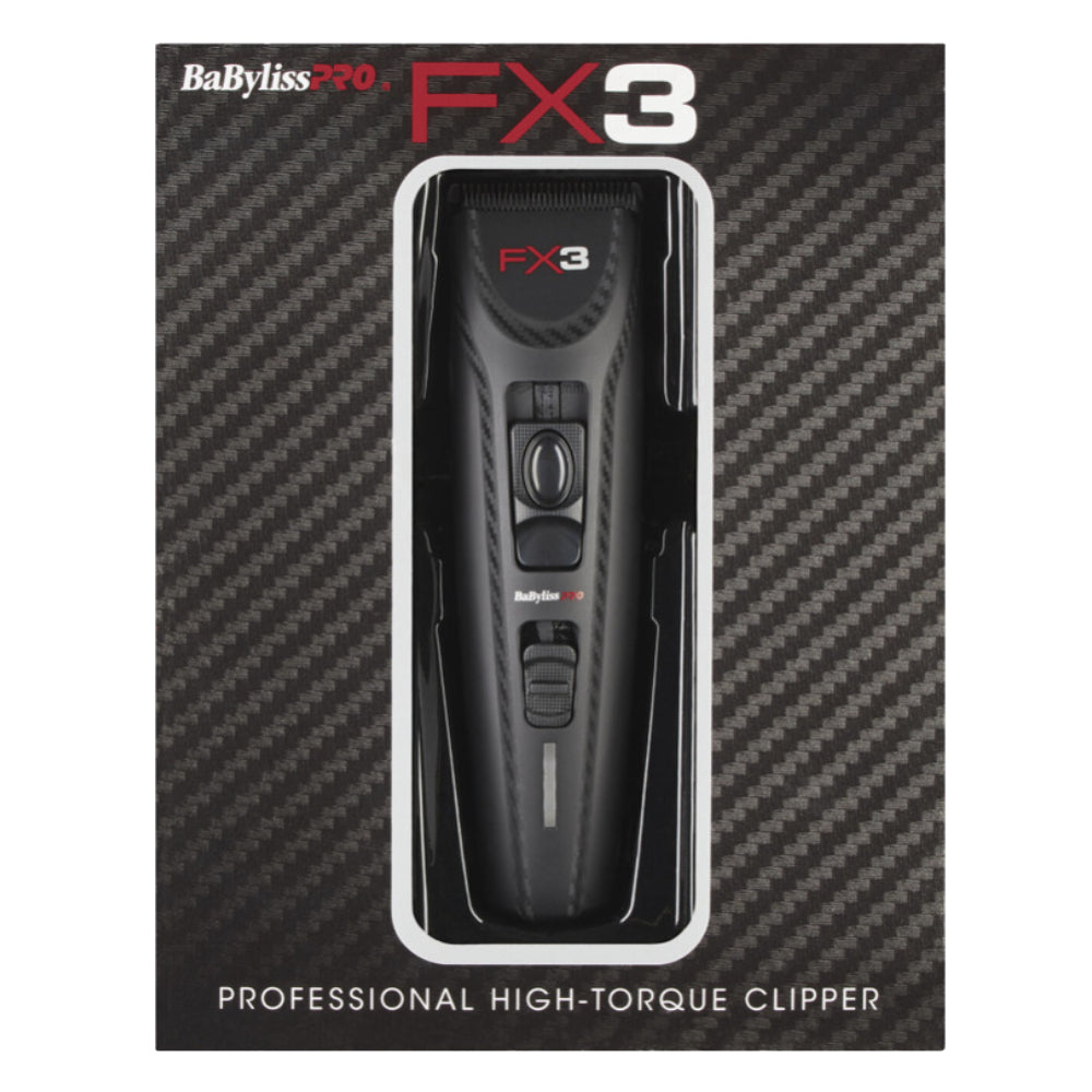 Babyliss Pro FX3 High Torque Cordless Clipper Black (FXX3CB)