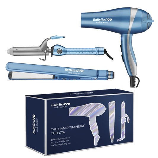 BaByliss PRO Nano Titanium Limited Edition Trifecta Mega Value Gift Set