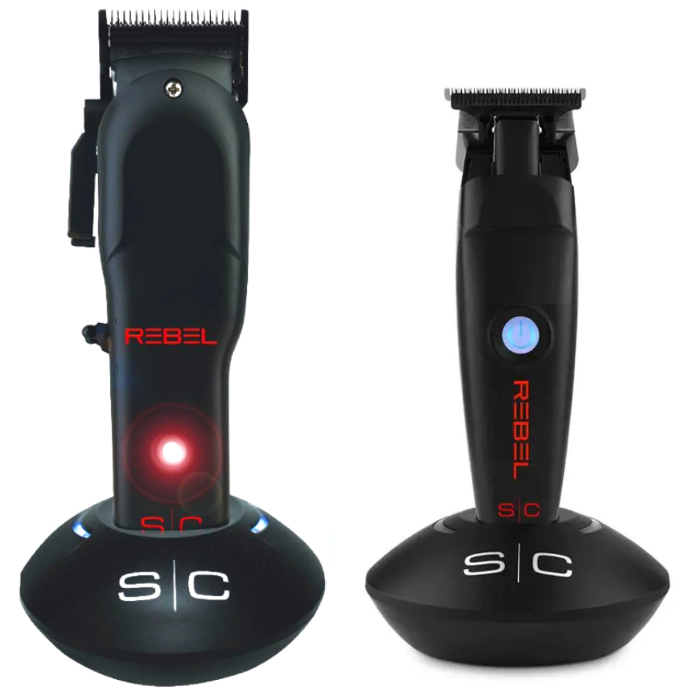 StyleCraft Rebel Cordless Clipper & Rebel Cordless Trimmer (Combo)