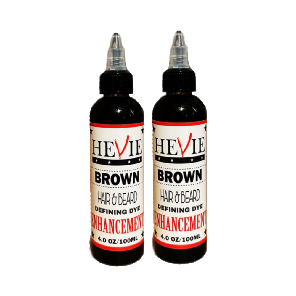 Hevie Enhancement Semi-Permanent Beard & Hair Dye (4 OZ)