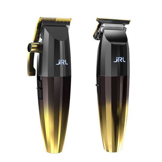 JRL FreshFade Gold Cordless Clipper + Trimmer #Combo