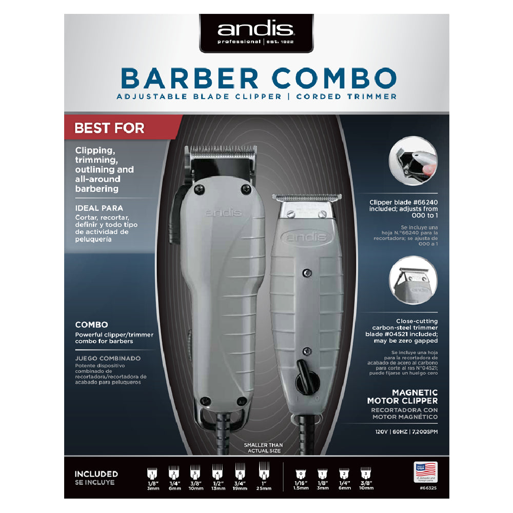 [barber_everything]-Andis Barber Clipper & Trimmer (Combo)-Andis-Barber Everything