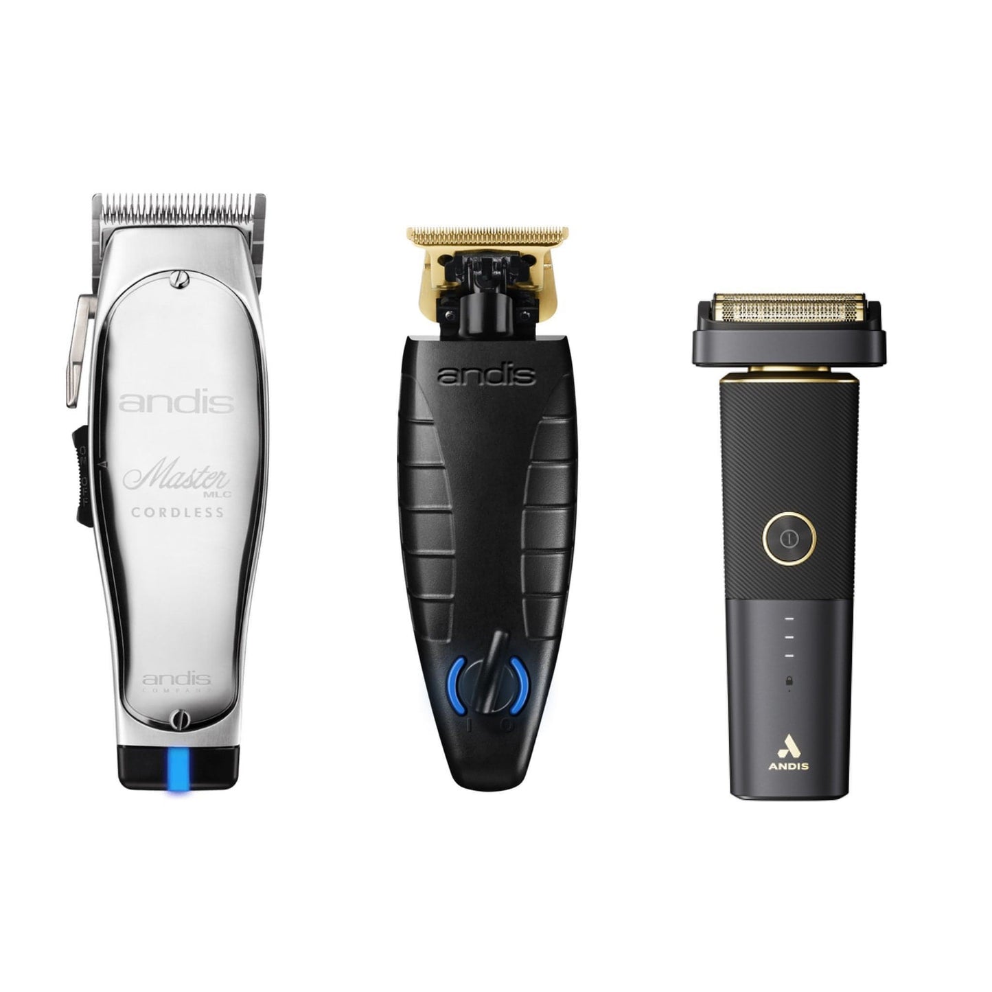 [barber_everything]-Andis Master Clipper, GTX EXO Trimmer & reSurge Shaver (Combo)-Bundle-Andis-Silver-Barber Everything