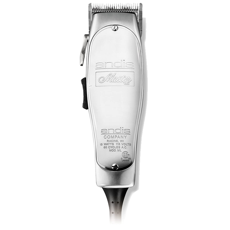 [barber_everything]-Andis Professional Master Adjustable Blade Hair Clipper, Silver, Chrome (01557)-Andis-Barber Everything