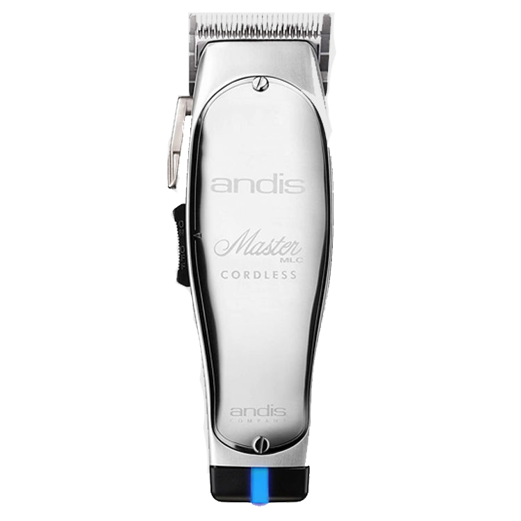 [barber_everything]-Andis Professional Master Cordless Lithium Ion Adjustable Blade Hair Clipper, Silver (12470)-Andis-Barber Everything