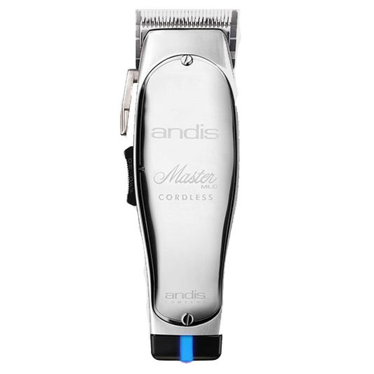 [barber_everything]-Andis Professional Master Cordless Lithium Ion Adjustable Blade Hair Clipper, Silver (12470)-Andis-Barber Everything