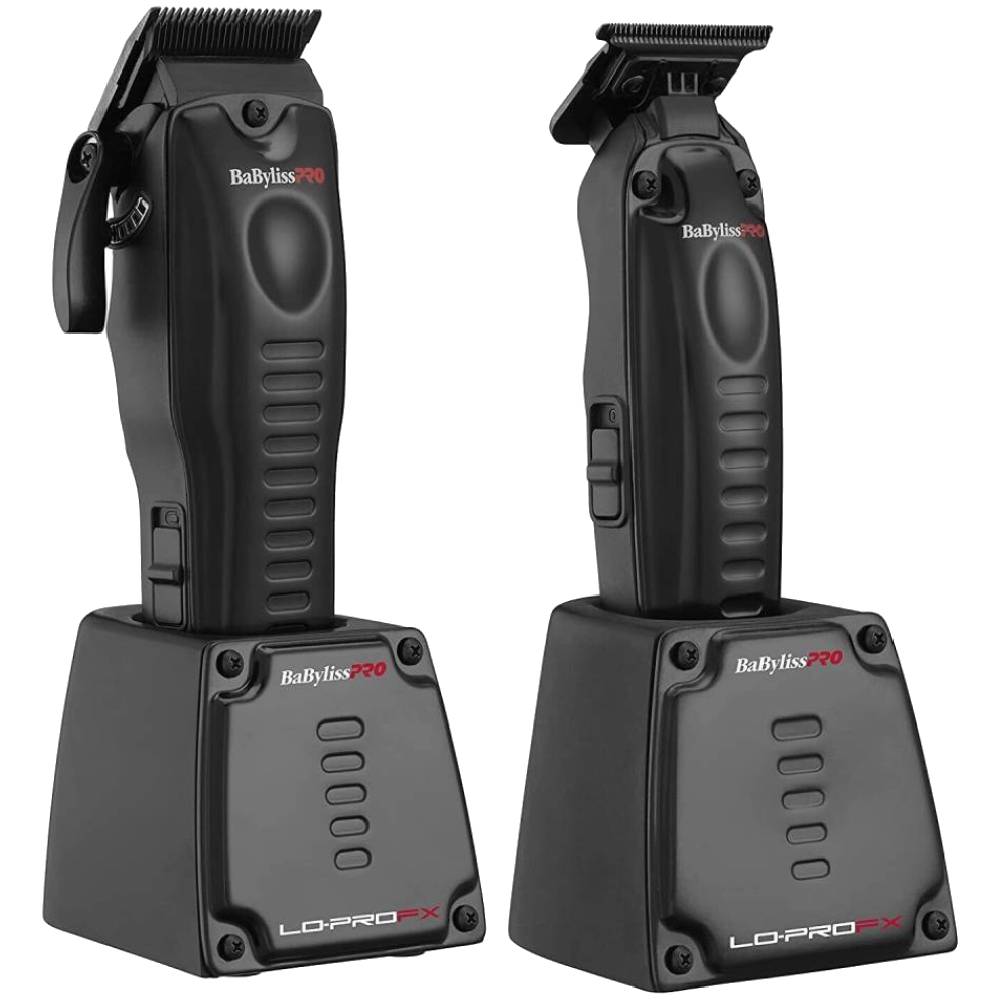 [barber_everything]-BaByliss Lo Pro Clipper (FX825) + Trimmer (FX726) + Charging Bases (Combo)-Bundle-Babyliss Pro-Barber Everything