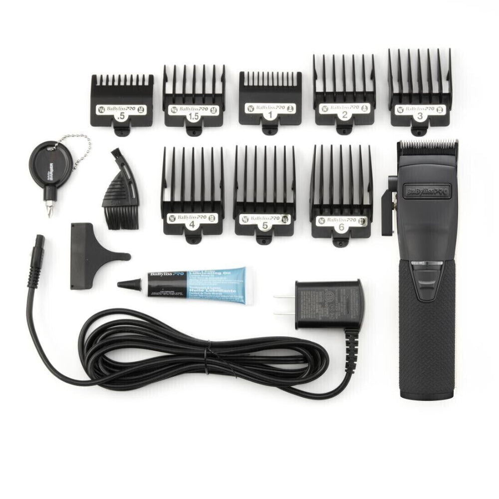 [barber_everything]-Babyliss Pro Boost+ Clipper Matte Black + Babyliss Pro Boost+ Trimmer Matte Black (Combo)-Bundle-Babyliss Pro-Barber Everything