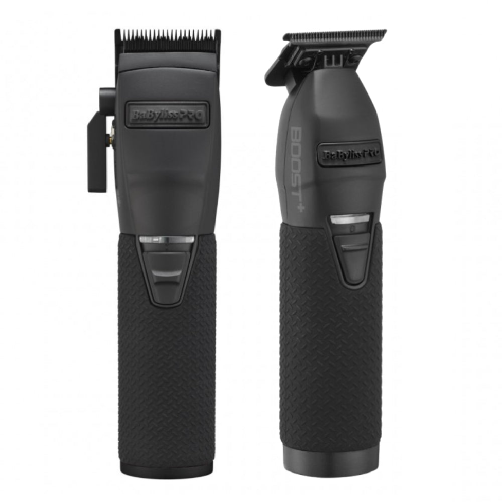 [barber_everything]-Babyliss Pro Boost+ Clipper Matte Black + Babyliss Pro Boost+ Trimmer Matte Black (Combo)-Bundle-Babyliss Pro-Barber Everything