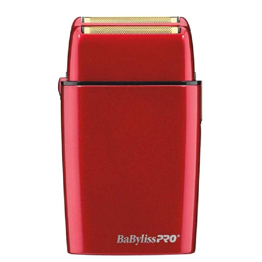 [barber_everything]-BaByliss Pro Double Foil Shaver (Red)-Babyliss Pro-Barber Everything