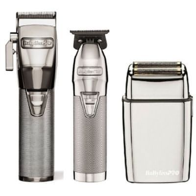 [barber_everything]-BaByliss Pro FX Clipper, Trimmer & Shaver (Combo)-Bundle-Babyliss Pro-Black-Barber Everything