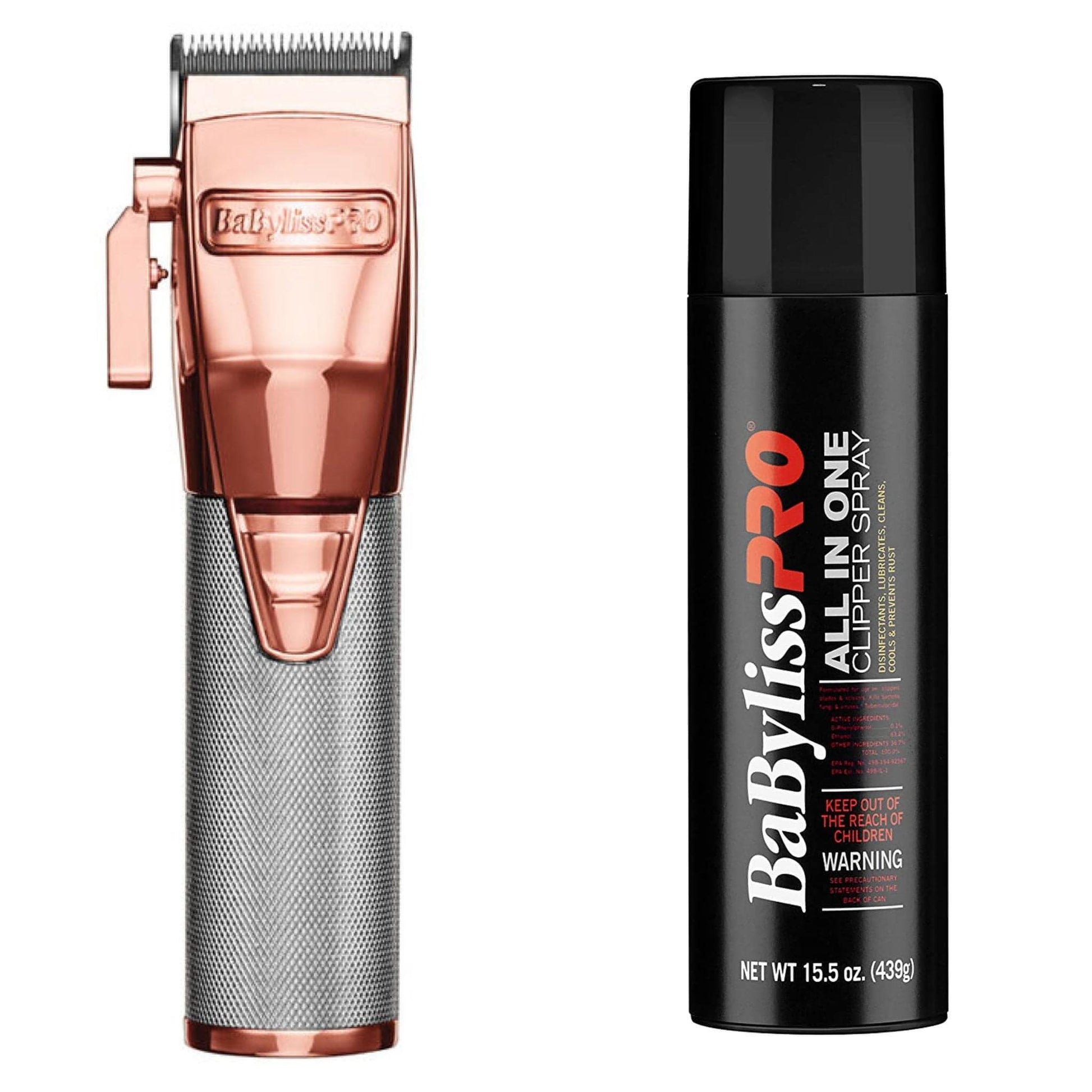 [barber_everything]-BaByliss Pro FX Clippers - FX870 (Black, Gold, Rose Gold, Silver) (Combo)-Bundle-Babyliss Pro-Black-Barber Everything