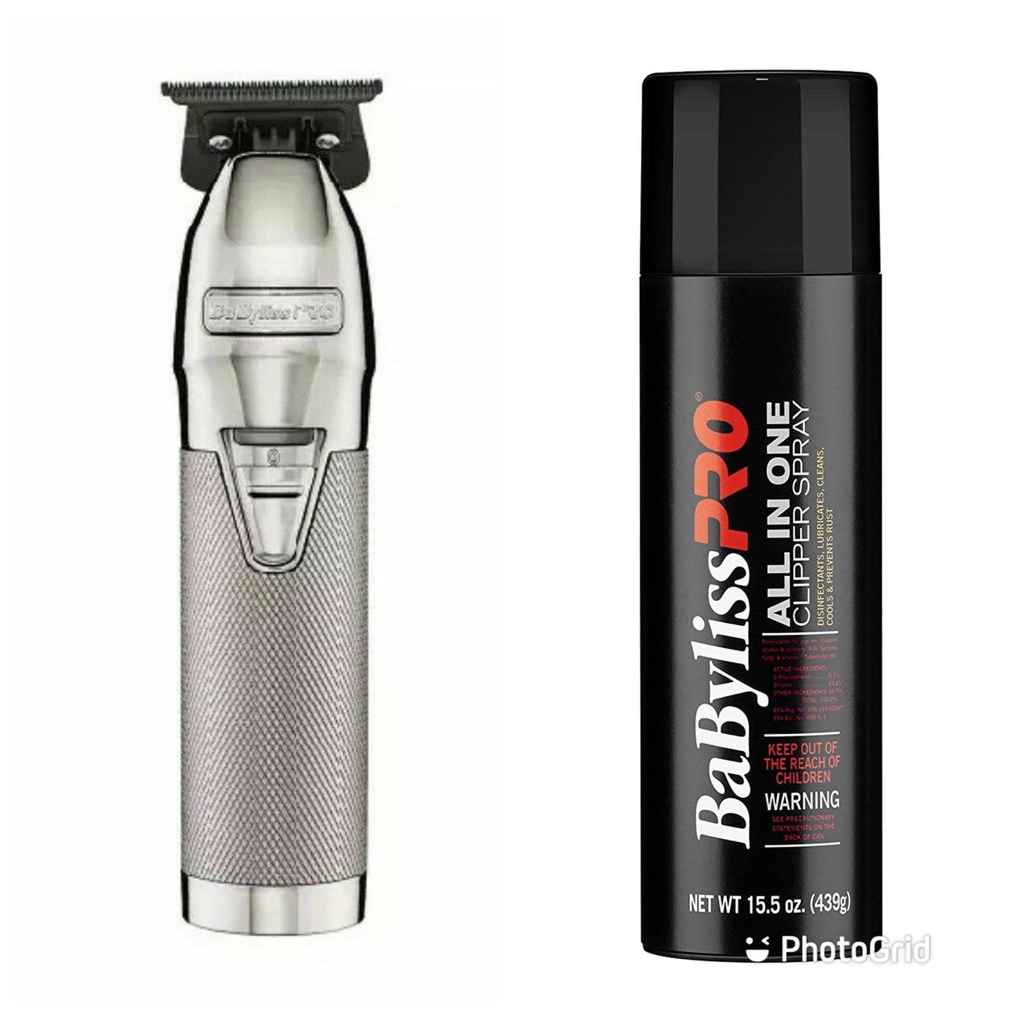 [barber_everything]-BaByliss Pro FX Outlining Trimmer (Black, Gold, Rose Gold, Silver) (Combo)-Bundle-Babyliss Pro-Black-Barber Everything