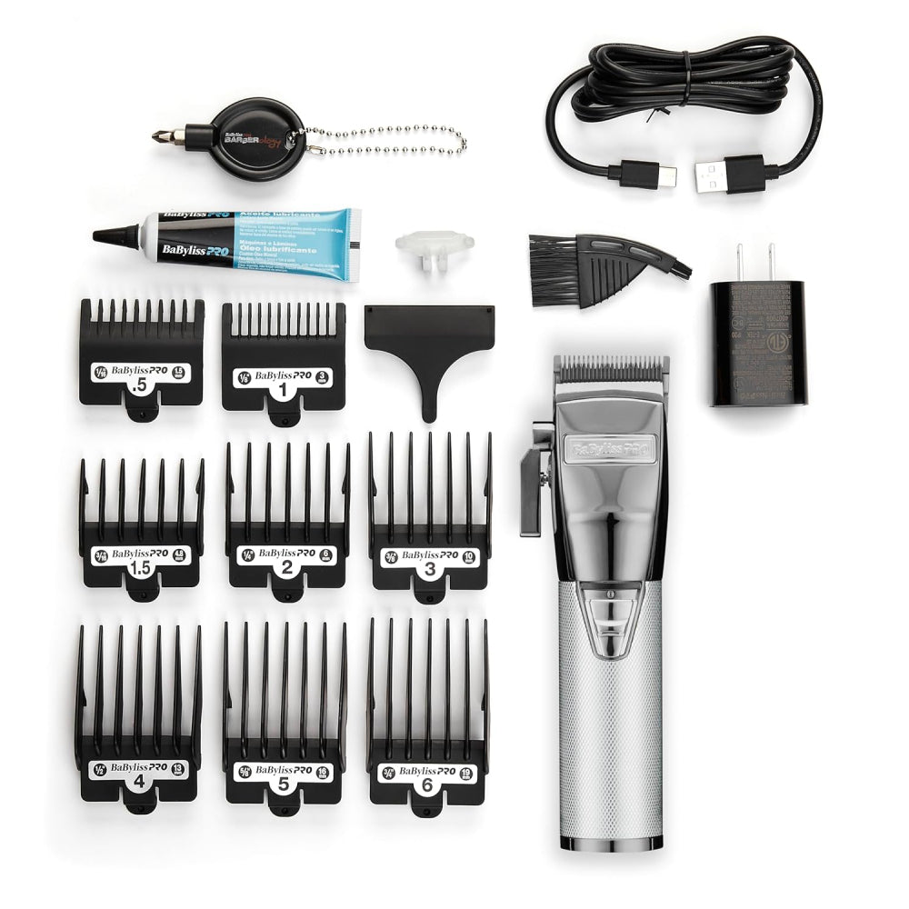 [barber_everything]-Babyliss Pro FX+ Upgraded All-Metal Lithium Clipper (Gold / Silver / Rose Gold)-Babyliss Pro-Gold-Barber Everything