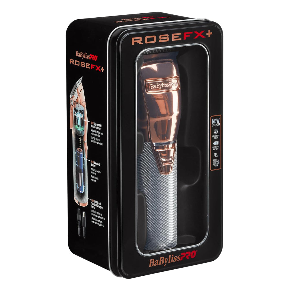 [barber_everything]-Babyliss Pro FX+ Upgraded All-Metal Lithium Clipper (Gold / Silver / Rose Gold)-Babyliss Pro-Gold-Barber Everything