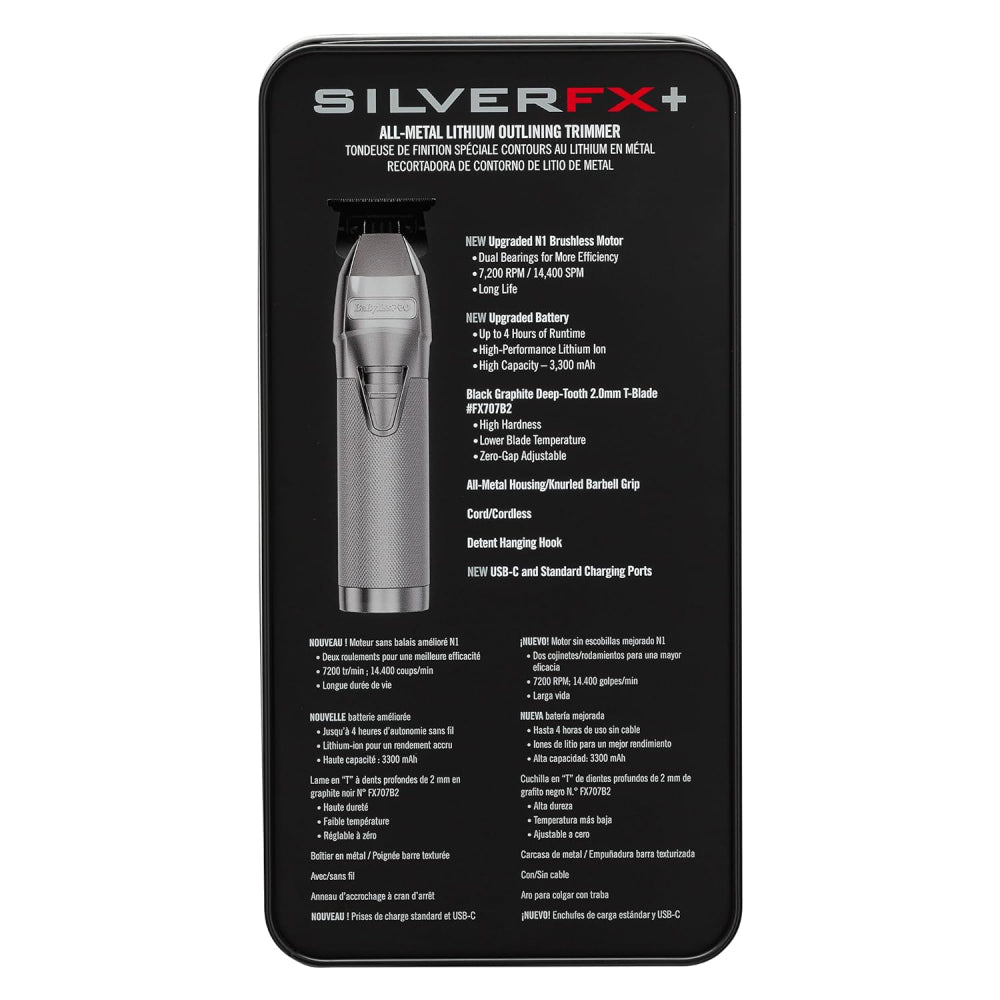 [barber_everything]-Babyliss Pro FX+ Upgraded All-Metal Lithium Trimmer (Gold / Silver / Rose Gold)-Babyliss Pro-Gold-Barber Everything