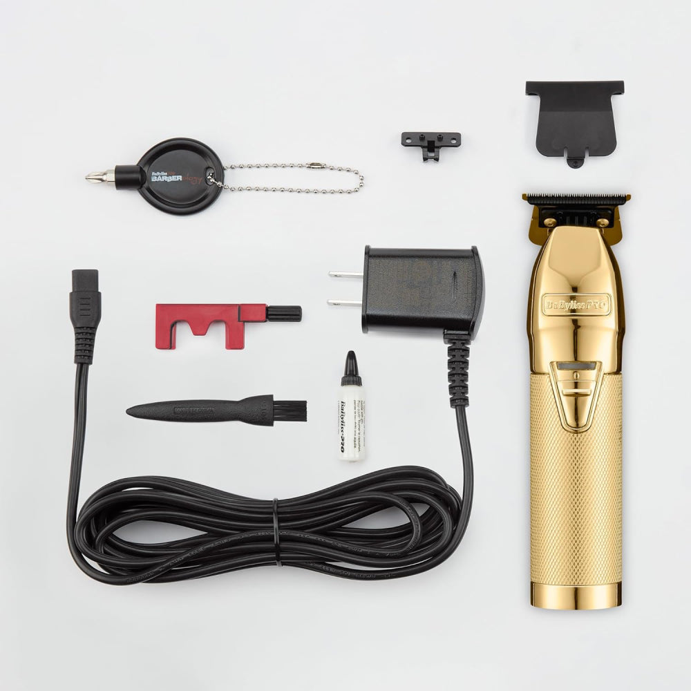 [barber_everything]-Babyliss Pro FX+ Upgraded All-Metal Lithium Trimmer (Gold / Silver / Rose Gold)-Babyliss Pro-Gold-Barber Everything