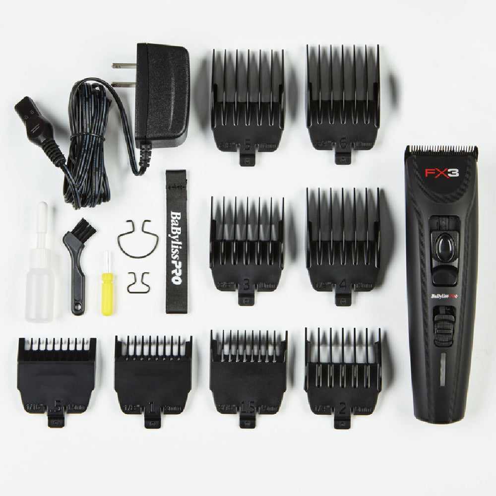 [barber_everything]-Babyliss Pro FX3 Black Collection - Clipper, Trimmer, & Shaver (Combo)-Bundle-Babyliss Pro-Barber Everything