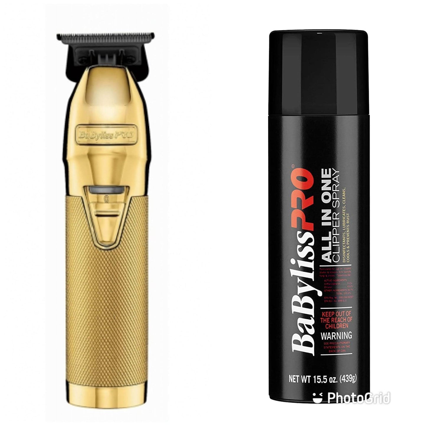 [barber_everything]-Babyliss Pro FX787 Trimmers + Clipper Spray (All Colors) (Combo)-Bundle-Babyliss Pro-Gold-Barber Everything