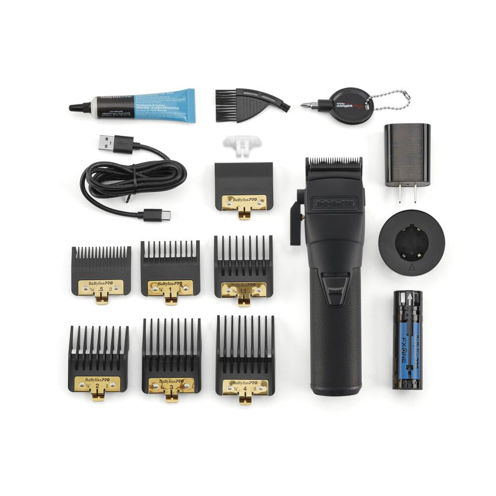 [barber_everything]-Babyliss Pro FXONE Gold/Black Cordless Clipper (#FX899)-Babyliss Pro-Gold-Barber Everything