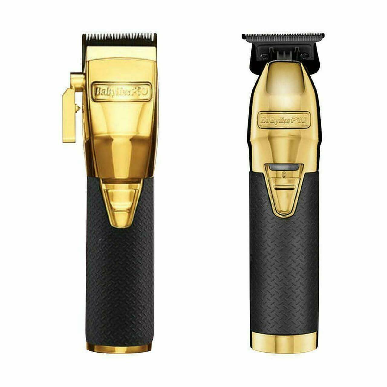 [barber_everything]-BaByliss PRO GOLDFX BOOST+ Clipper FX870GBP & Trimmer FXF787GBP (Combo)-Bundle-Babyliss Pro-Barber Everything
