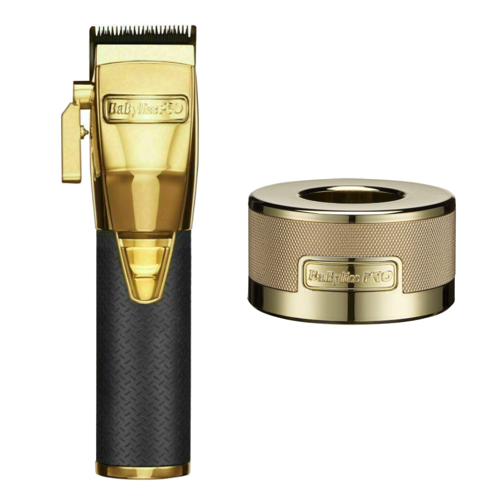 [barber_everything]-Babyliss Pro GoldFX Boost+ Cordless Clipper with Charging Base (Combo)-Bundle-Babyliss Pro-Barber Everything