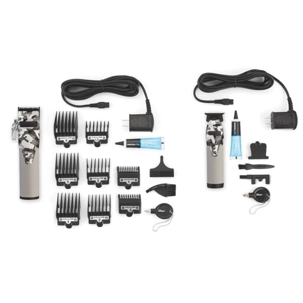 [barber_everything]-Babyliss Pro Limited Edition Camo Metal Lithium Clipper & Trimmer (FXHOLPK2CAM)-Babyliss Pro-Barber Everything