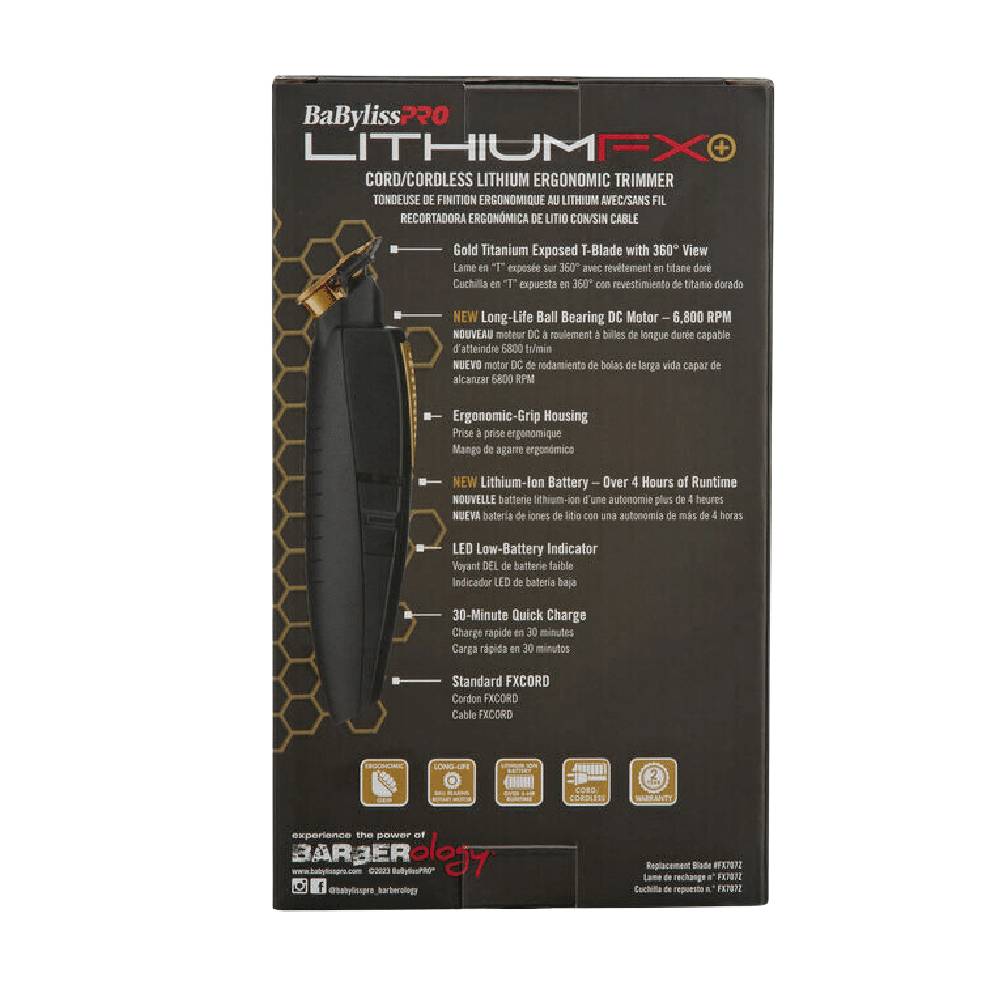 [barber_everything]-BaByliss Pro Lithium FX Cord/Cordless Lithium Ergonomic Trimmer #FX773N-Babyliss Pro-Barber Everything