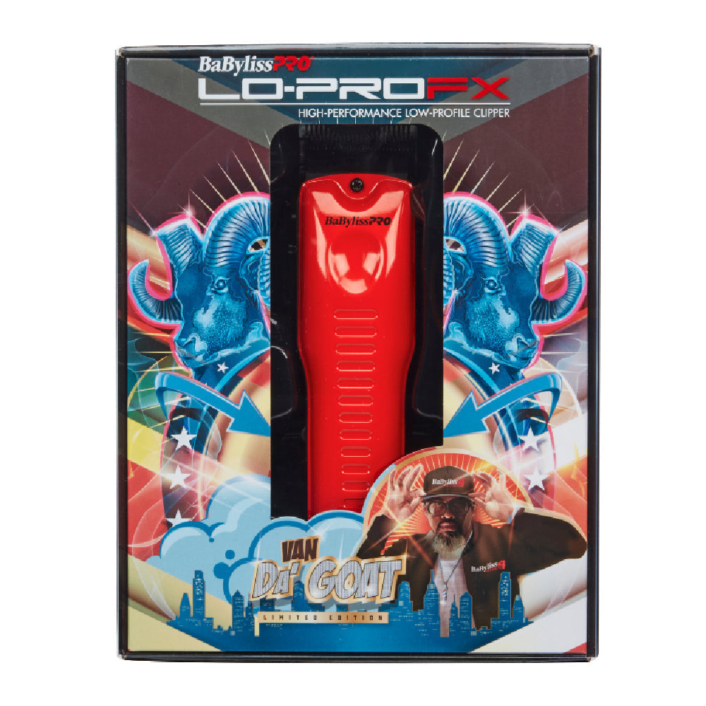 [barber_everything]-Babyliss Pro Lo-Pro FX Influencer Clippers-Babyliss Pro-Red-Barber Everything