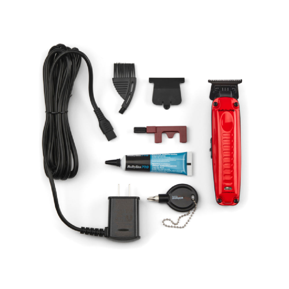 [barber_everything]-Babyliss Pro Lo-Pro FX Influencer Trimmers-Babyliss Pro-Red-Barber Everything