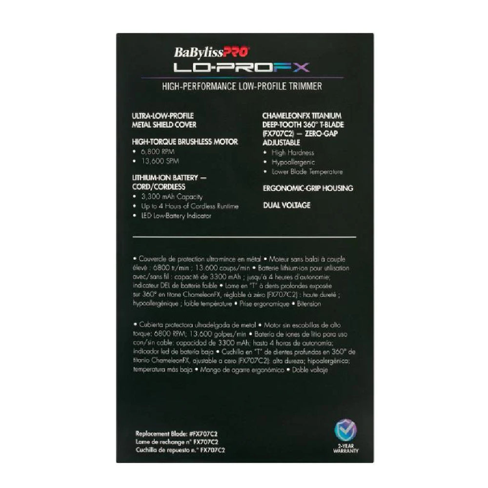 [barber_everything]-Babyliss Pro Lo-ProFX Clipper and Trimmer - Iridescent (Combo)-Babyliss Pro-Barber Everything