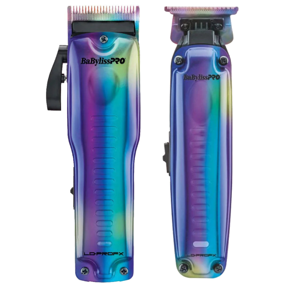 [barber_everything]-Babyliss Pro Lo-ProFX Clipper and Trimmer - Iridescent (Combo)-Babyliss Pro-Barber Everything