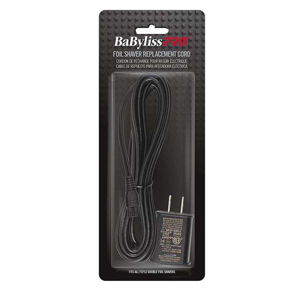 [barber_everything]-BaByliss PRO Replacement Power Cord for FXFS2 Double Foil Shavers-Babyliss Pro-Barber Everything