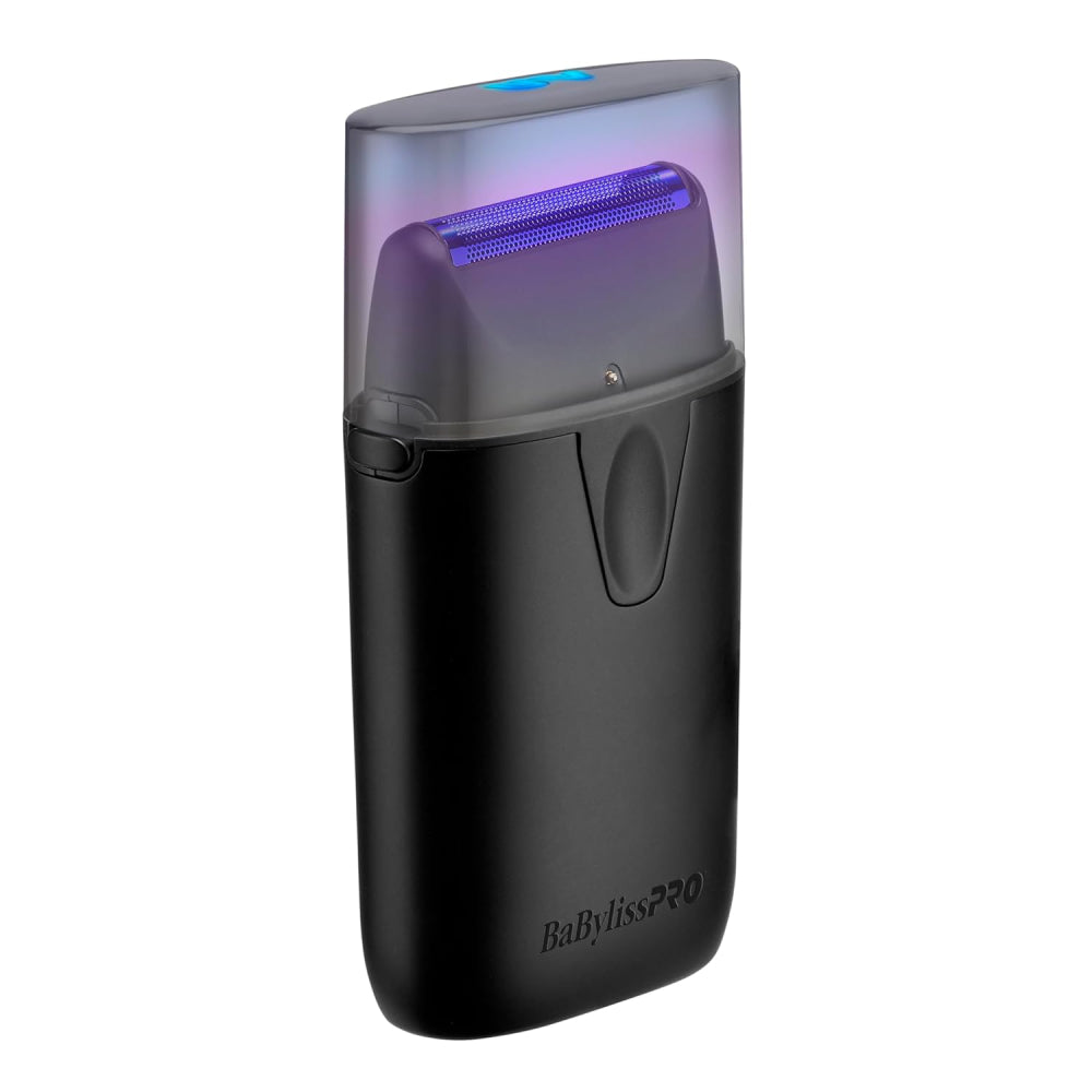 [barber_everything]-Babyliss Pro Single UV Foil Matte Black Shaver-Babyliss Pro-Barber Everything