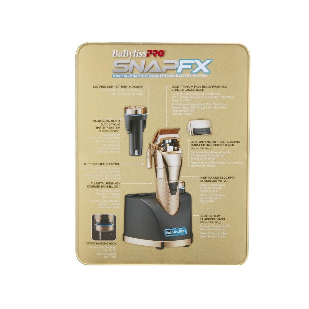 [barber_everything]-BaByliss Pro Snap FX Cordless Trimmer & Clipper (FX797GI + FX890GI) (Combo)-Babyliss Pro-Barber Everything