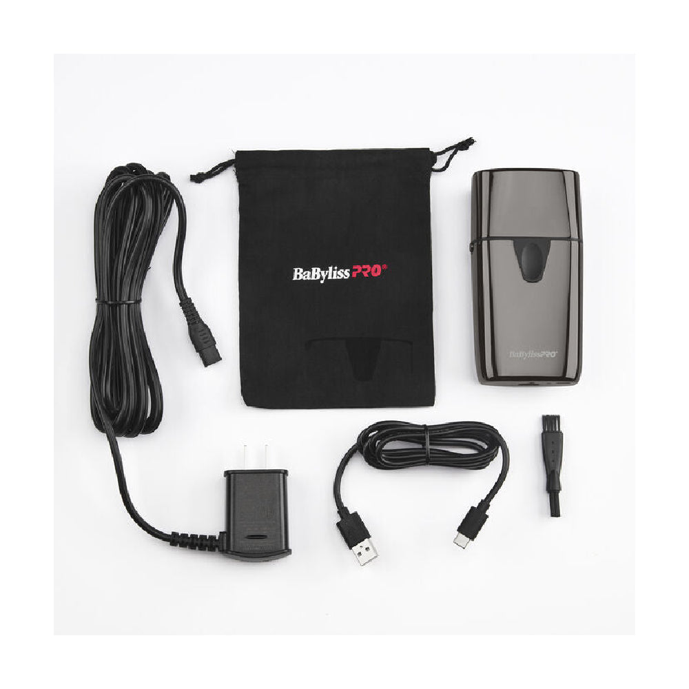 [barber_everything]-BaByliss PRO UV-Foil Cordless Double Foil Shaver (FXLFS2)-Babyliss Pro-Barber Everything