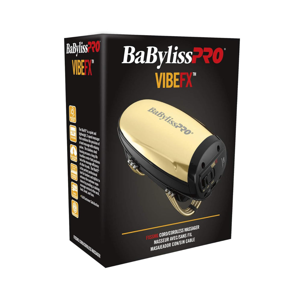 [barber_everything]-Babyliss Pro VibeFX Gold Cord/Cordless Massager #FXSSMG-Babyliss Pro-Barber Everything