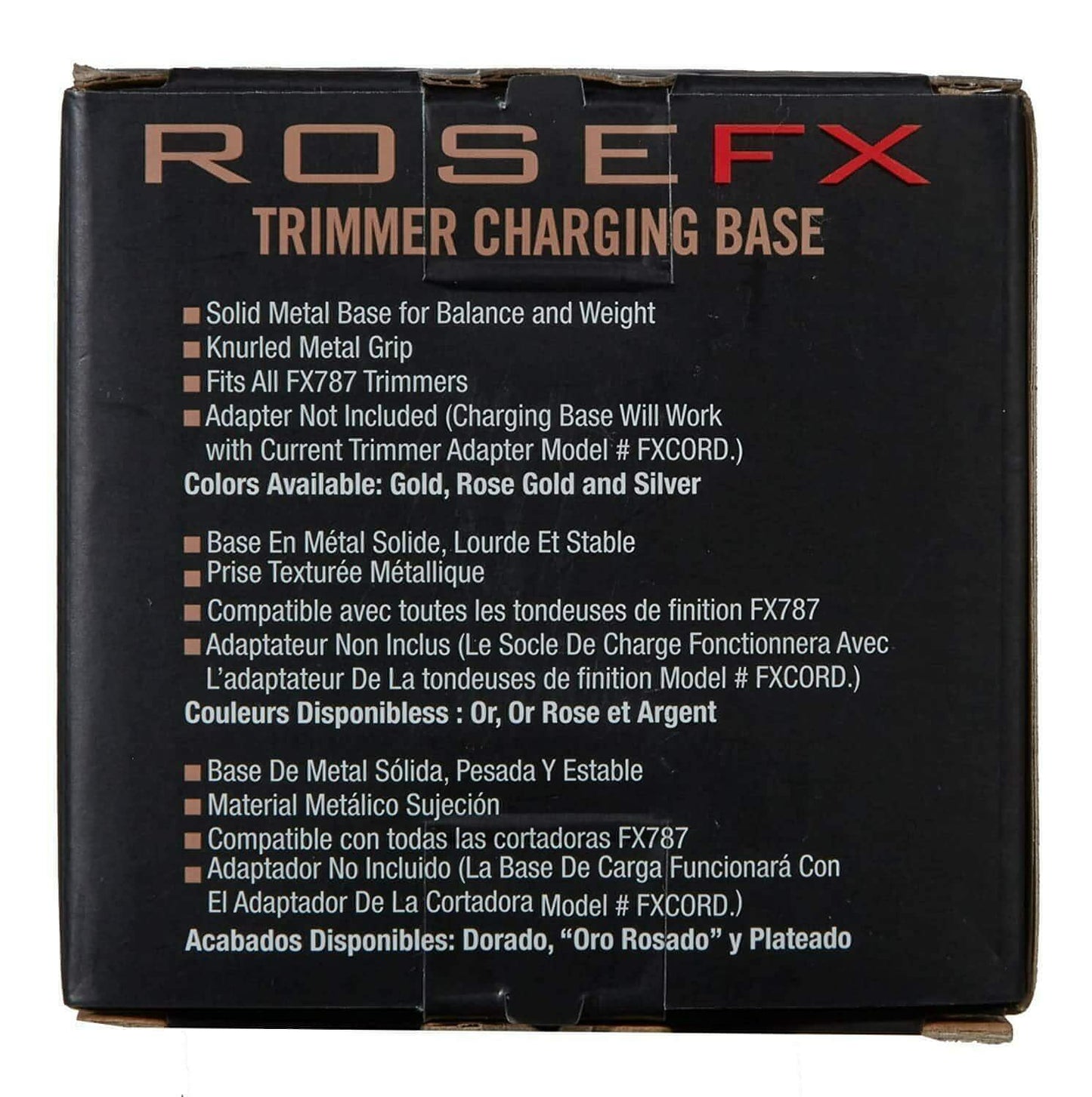 [barber_everything]-BaByliss Trimmer Charging Base - Rose Gold (FX787BASE-RG)-Trimmer Accessories-Babyliss Pro-Barber Everything