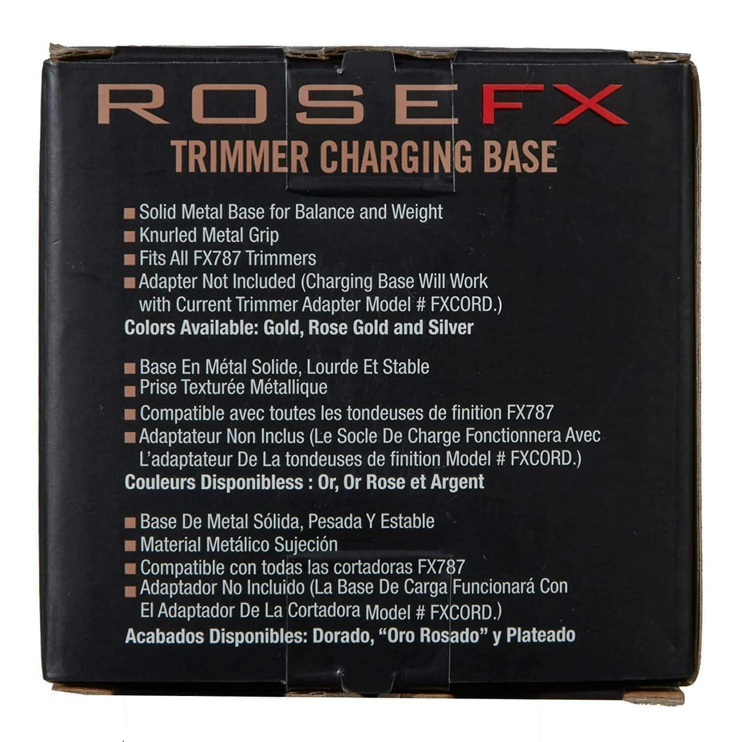 [barber_everything]-BaByliss Trimmer Charging Base - Rose Gold (FX787BASE-RG)-Trimmer Accessories-Babyliss Pro-Barber Everything