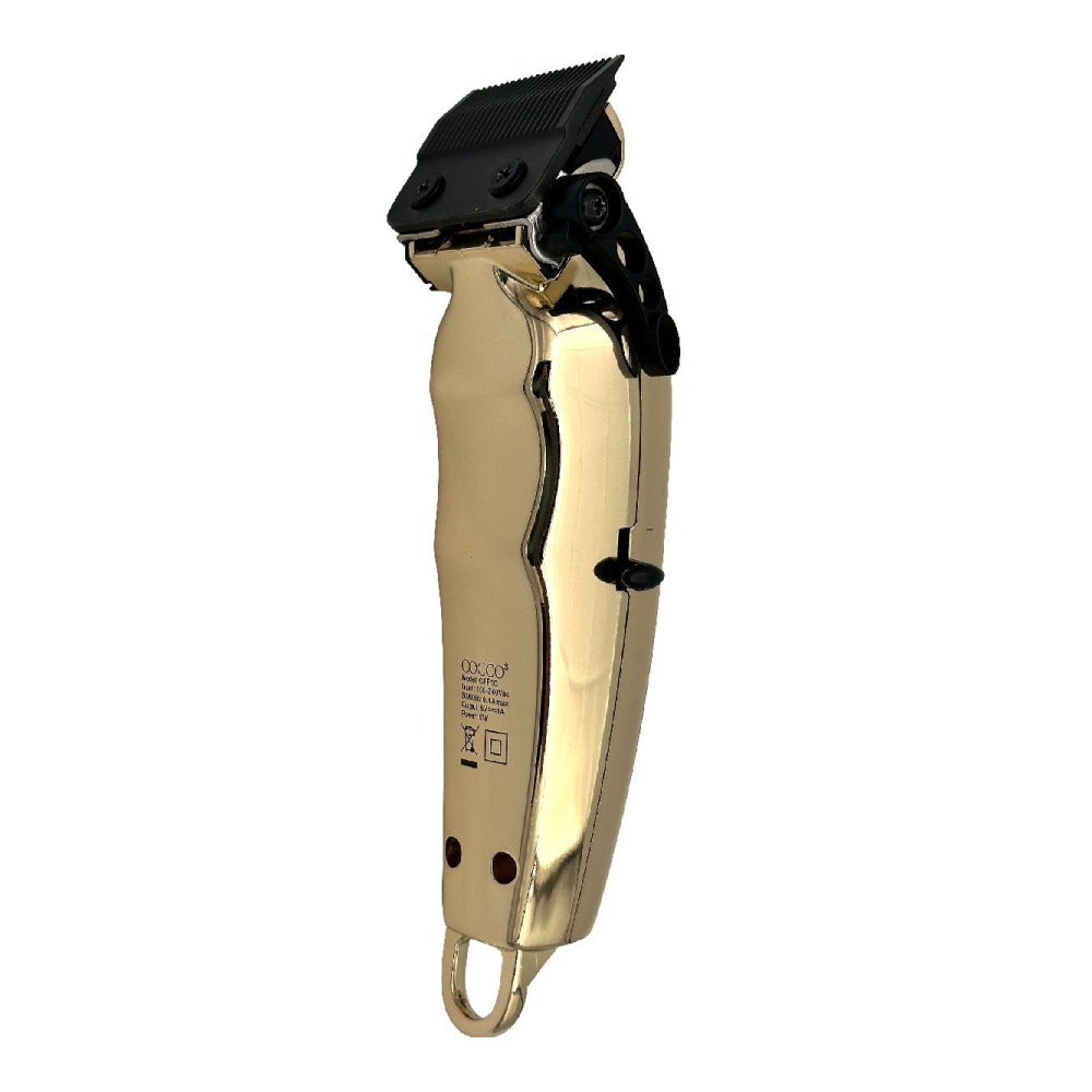 [barber_everything]-Cocco Pro All Metal Hair Clipper & Trimmer Combo - Gold (Dual Voltage)-Cocco-Barber Everything