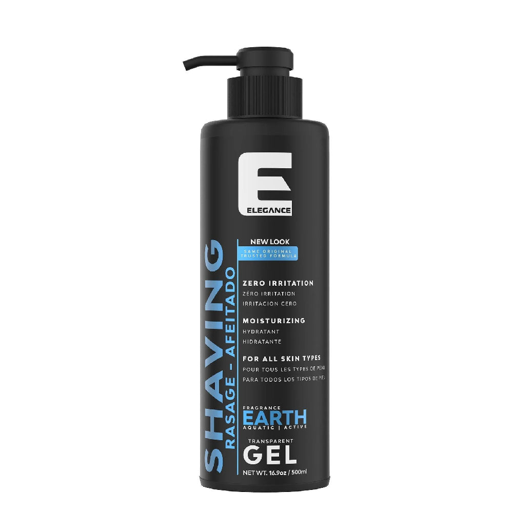 [barber_everything]-Elegance Shaving Gel Earth 16.9oz 500ml-Elegance-Barber Everything