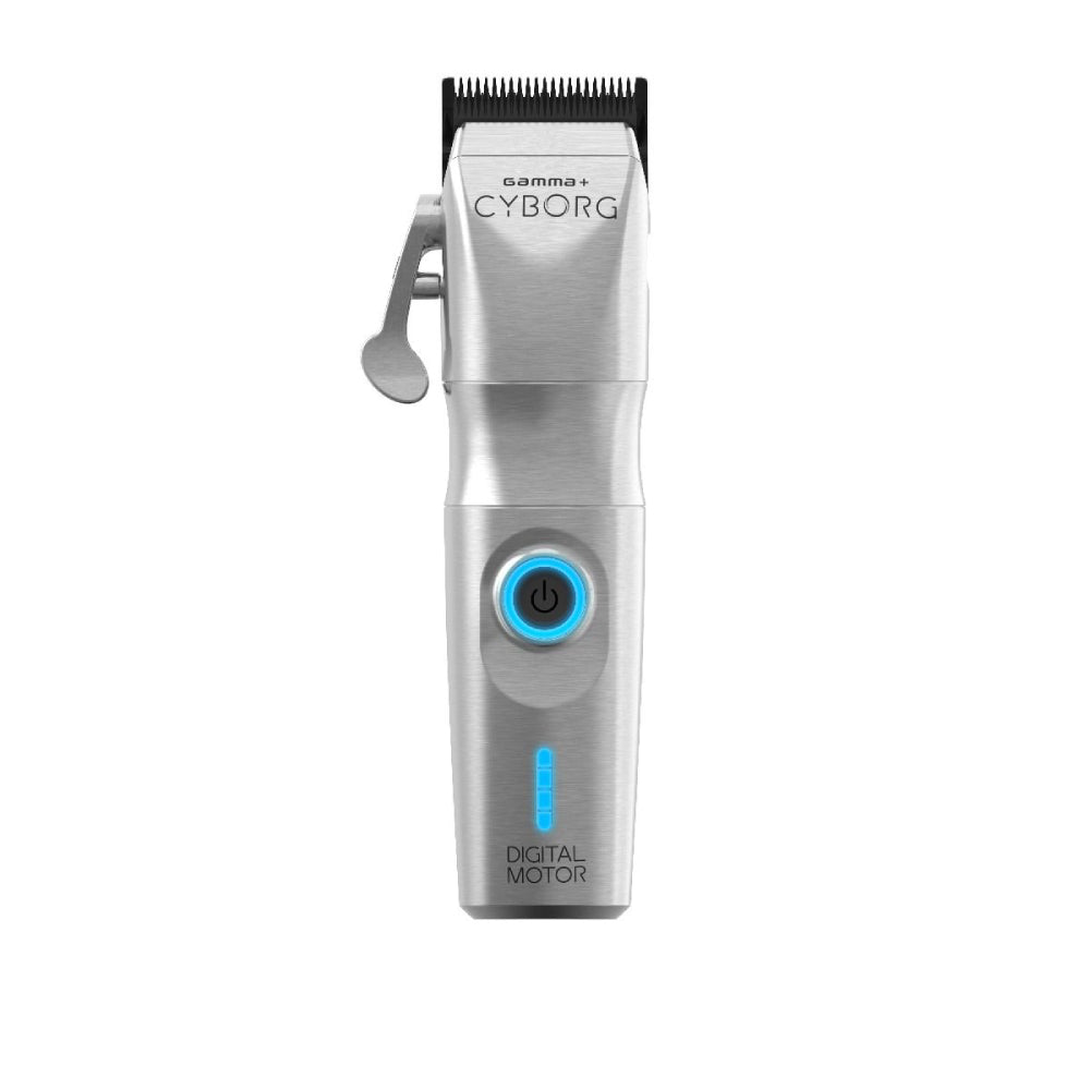 [barber_everything]-Gamma+ Cyborg Cordless Clipper w/ Digital Brushless Motor (GP604M)-Gamma+-Barber Everything
