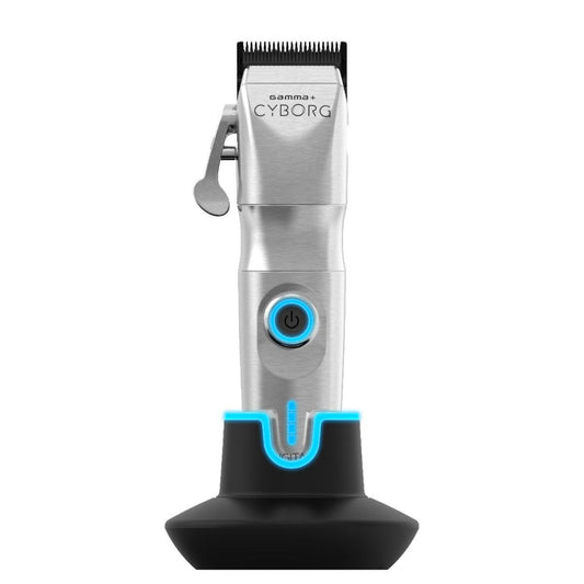 [barber_everything]-Gamma+ Cyborg Cordless Clipper w/ Digital Brushless Motor (GP604M)-Gamma+-Barber Everything