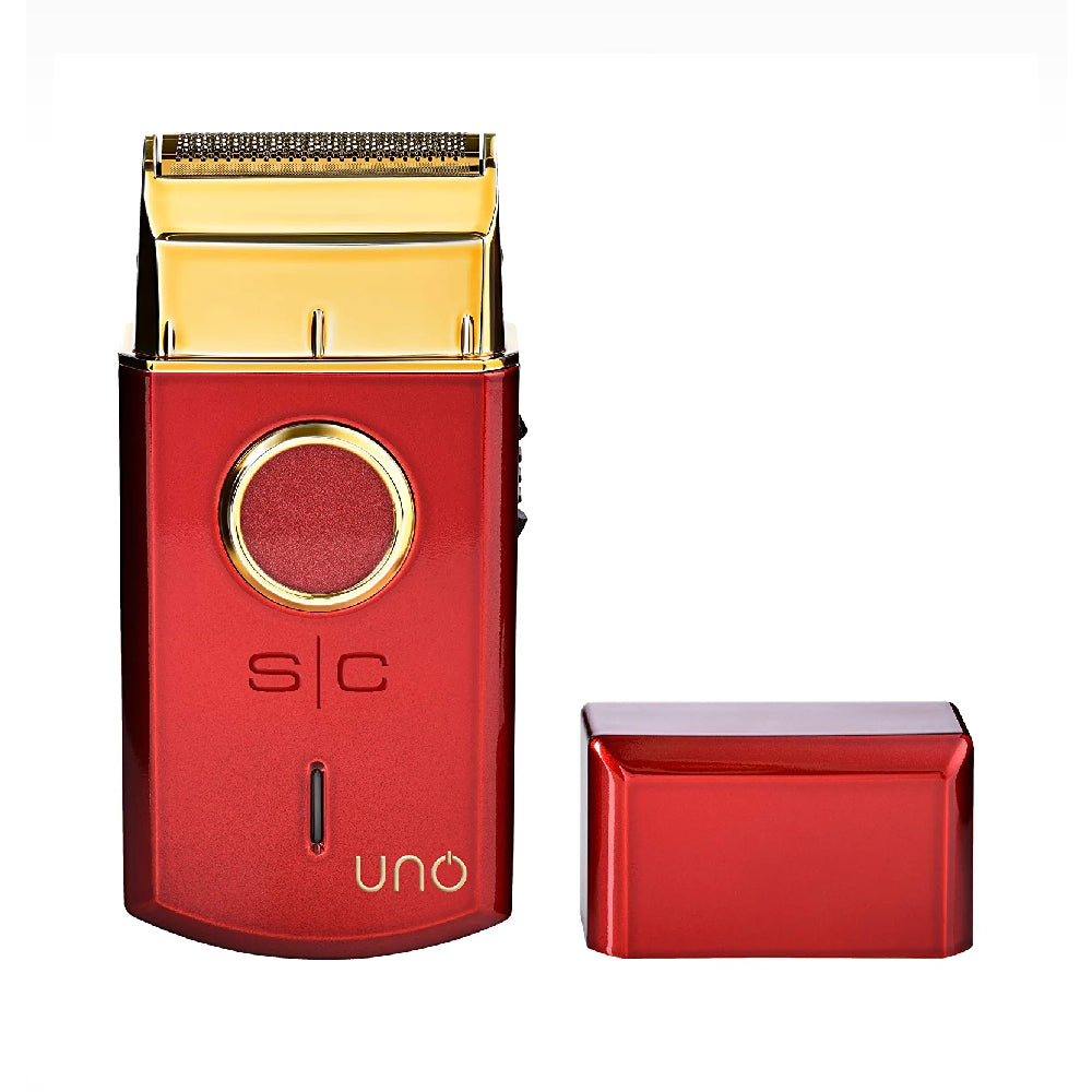 [barber_everything]-GAMMA+ Uno Mini-Sized Travel Mens Corded-Cordless Foil Shaver-Gamma+-Black-Barber Everything