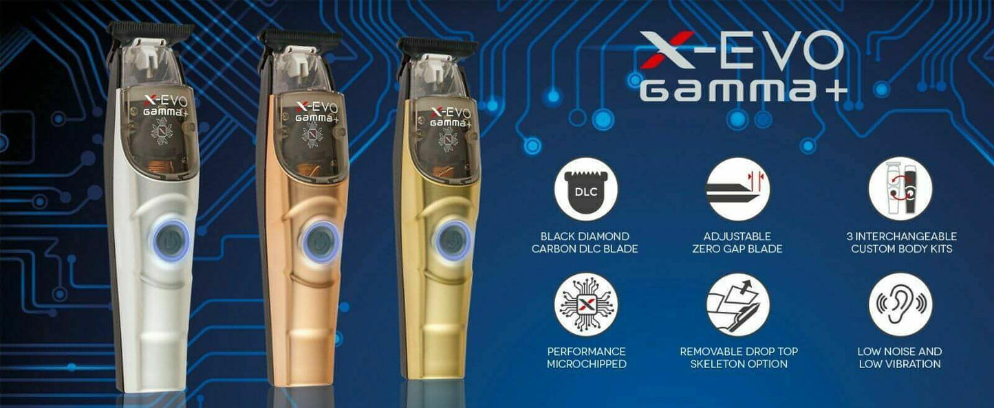 [barber_everything]-Gamma+ X-EVO Linear Trimmer HCGPXEVOMS-Health & Beauty > Shaving & Hair Removal > Electric Shaving & Hair Removal > Clippers & Trimmers-Gamma+-Barber Everything