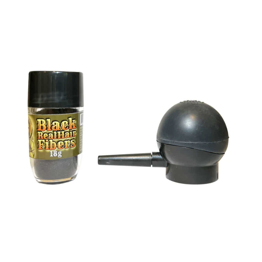 [barber_everything]-I Love Being A Barber - Black Real Hair Fibers and Spray Applicator-I Love Being A Barber-Barber Everything