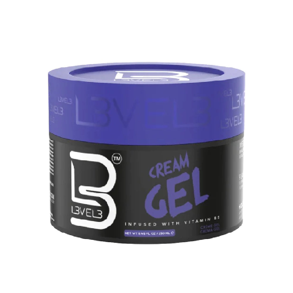 [barber_everything]-L3VEL3 Cream Hair Gel-L3VEL3-250ml-Barber Everything